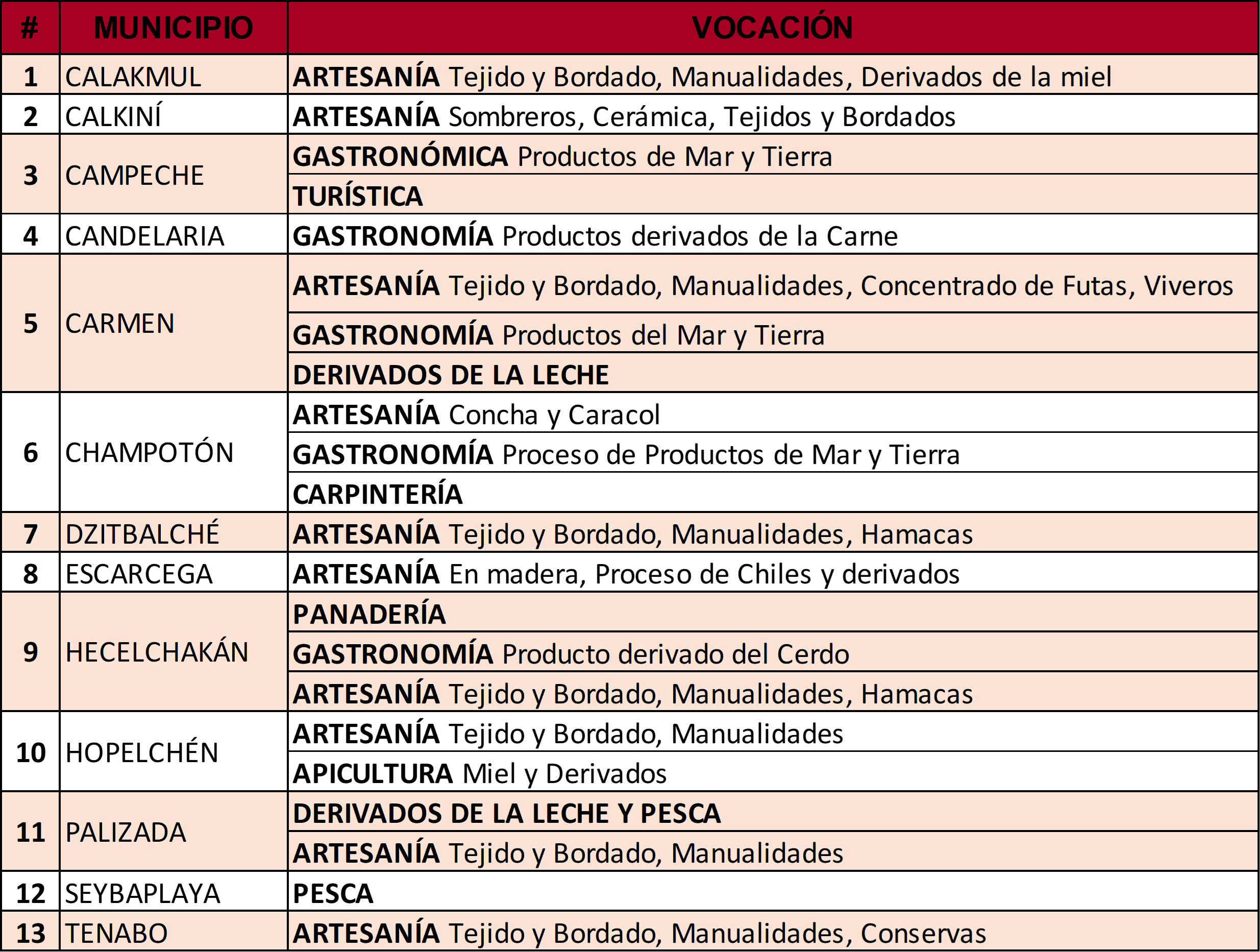 13municipiosvoca